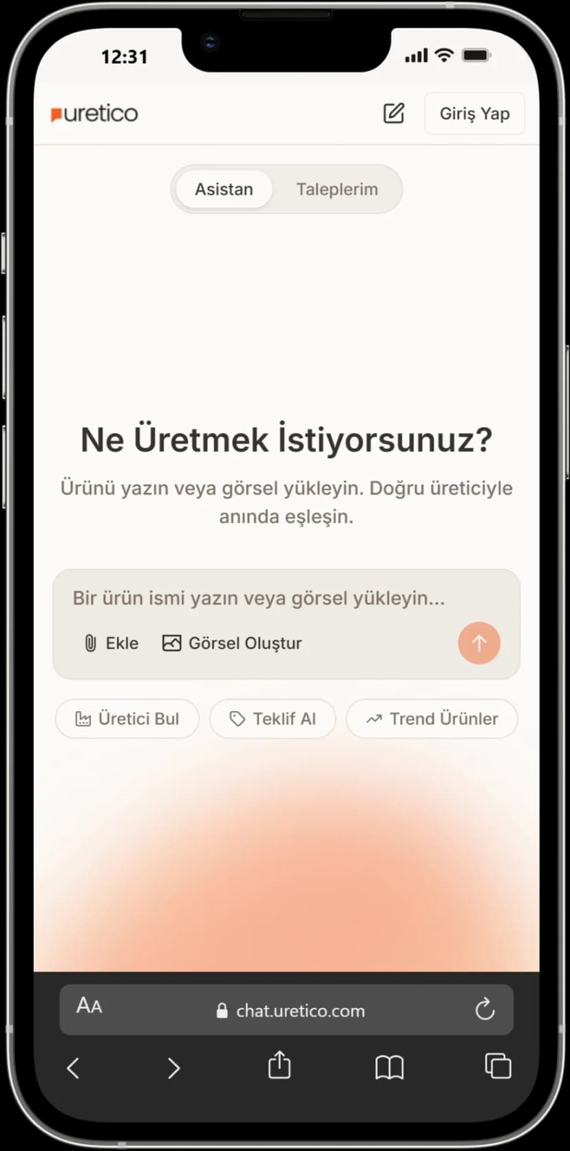 Uretico AI - Akıllı Ürün Asistanı